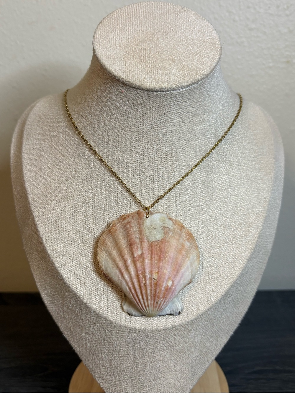 Handmade Gold Seashell Necklace | Waterproof & Tarnish Resistant